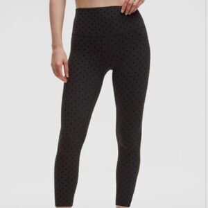 NWOT Lululemon POLKA FLOCK Align Leggings Size 4 Polka Dot 28" Inseam